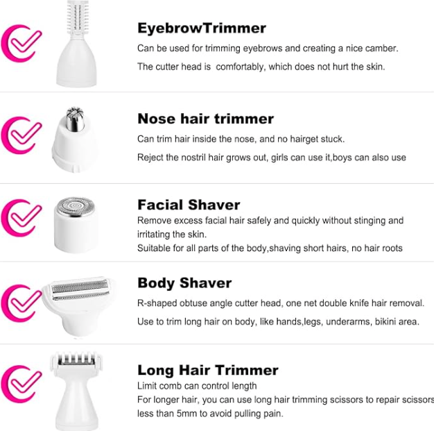 LADY SHAVER 5 EN 1