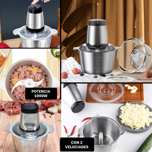 🔥COMBO PICADOR 3L + BALANZA DIGITAL🥩