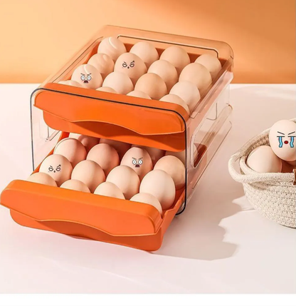🥚 ORGANIZADOR DE HUEVOS| ¡MÁS ORDEN, MÁS ESPACIO Y ACCESO INSTANTÁNEO! 🔥