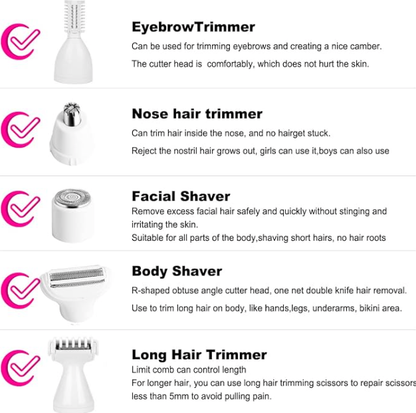 LADY SHAVER 5 EN 1