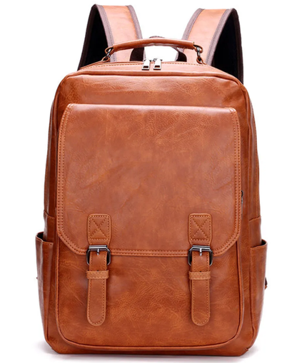 Mochila de Cuero - Casual, Oficina - Varón