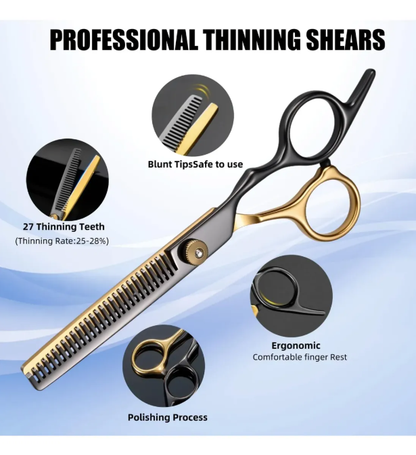 KIT PROFESIONAL DE TIJERAS PARA CORTAR EL CABELLO