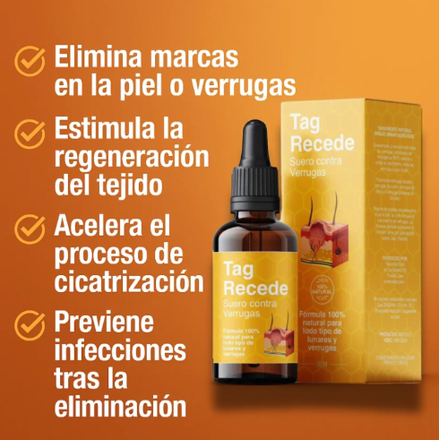 Tag Recede - TRATAMIENTO PARA VERRUGAS Y LUNARES
