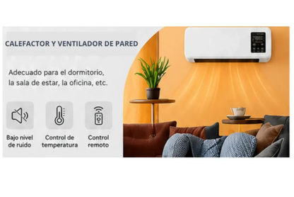 ❄️CALEFACTOR Y VENTILADOR 2-EN-1 ¡CLIMA PERFECTO PARA TODO EL AÑO EN TU HOGAR! ⚡