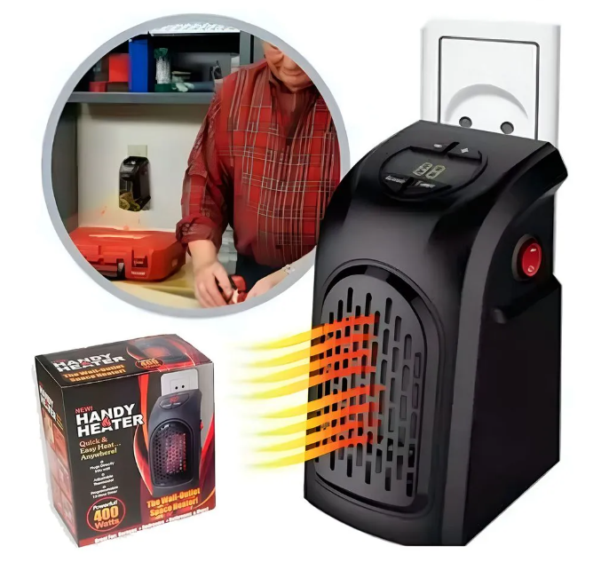 🔥 MINI CALEFACTOR PORTÁTIL 400W ⚡