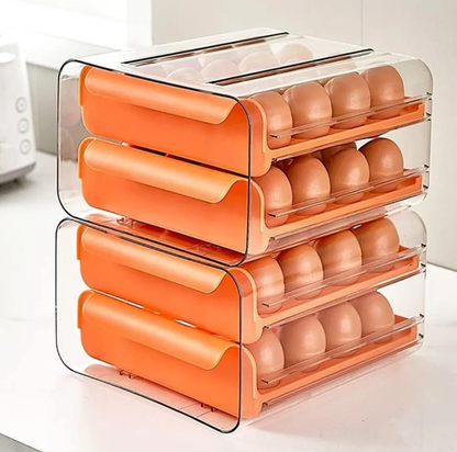 🥚 ORGANIZADOR DE HUEVOS| ¡MÁS ORDEN, MÁS ESPACIO Y ACCESO INSTANTÁNEO! 🔥