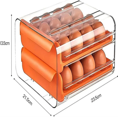 🥚 ORGANIZADOR DE HUEVOS| ¡MÁS ORDEN, MÁS ESPACIO Y ACCESO INSTANTÁNEO! 🔥