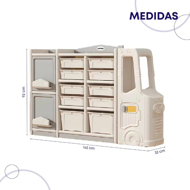 ORGANIZADOR MONTESSORI CARRITO