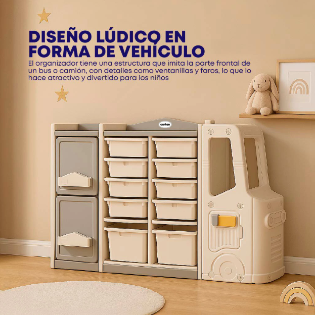 ORGANIZADOR MONTESSORI CARRITO
