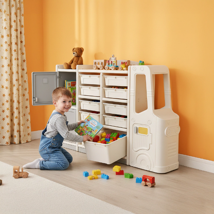 ORGANIZADOR MONTESSORI CARRITO